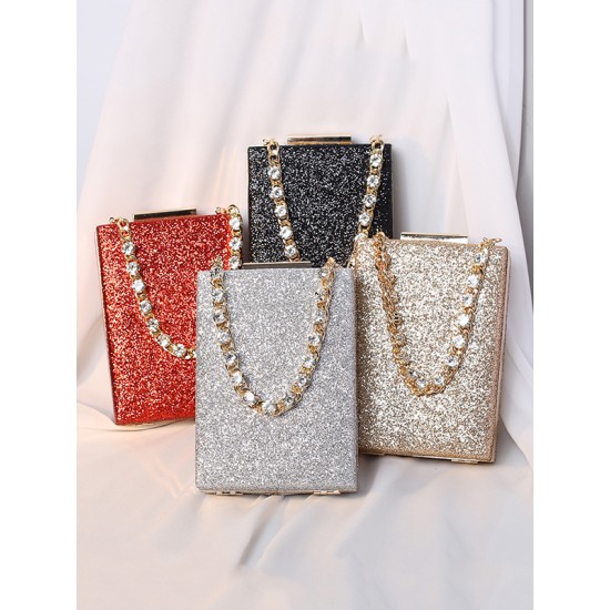 Chains Rhine Stones Handbags