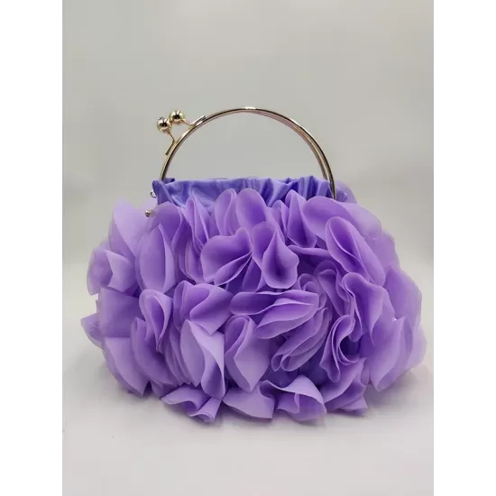 Three-Dimensional Flower Handbags