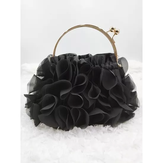 Three-Dimensional Flower Handbags