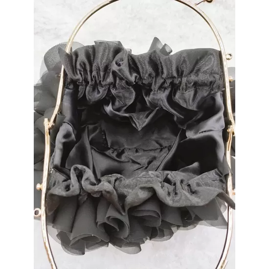 Three-Dimensional Flower Handbags