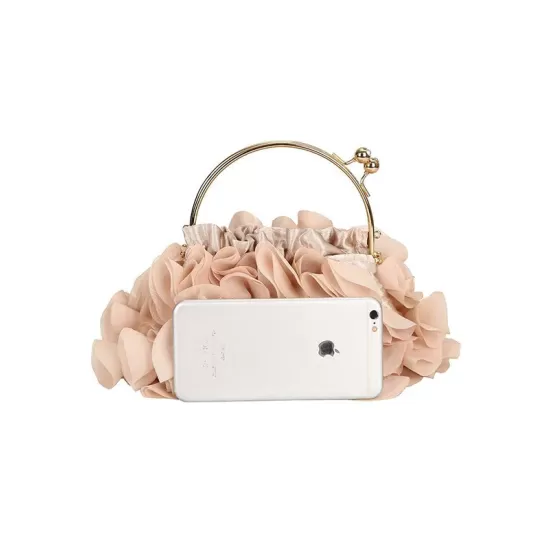 Three-Dimensional Flower Handbags