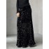 Sequined Split-Joint H-Line Loose Skirts