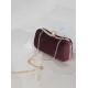 Vintage Solid Color Velvet Hand Bag