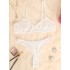 Sexy See-Through Lace Underwired Split Erotic Lingerie