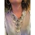 Retro Hollow Necklace Earrings Set