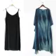 Artistic Retro 2 Pieces Printed Round-Neck Loose Maxi Dress