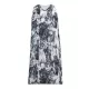 Ethnic Printed Vintage Plus Size V-Neck Loose Casual Dress