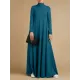 Casual Loose 4 Colors High-Neck Long Sleeves Maxi Dress