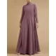 Casual Loose 4 Colors High-Neck Long Sleeves Maxi Dress