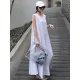 Casual Cotton Sleeveless Long Dress