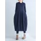 Casual Loose Plus Size Solid Color Hooded Midi Dresses