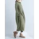 Casual Loose Plus Size Solid Color Hooded Midi Dresses