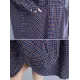 Vintage Plaid Irregularity Shirt Dresses