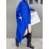 Batwing Sleeves High-Low Pockets Solid Color High-Neck Midi Dresses Sweater Dresses