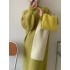 Solid Color Long Sleeves Loose High Neck Sweater Dresses Midi Dresses