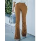 Casual Wrap Solid Color Pants