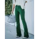 Casual Wrap Solid Color Pants