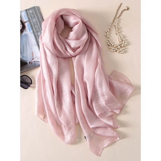 Keep Warm Solid Color Sun protection Wrap Scarf