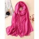 Keep Warm Solid Color Sun protection Wrap Scarf