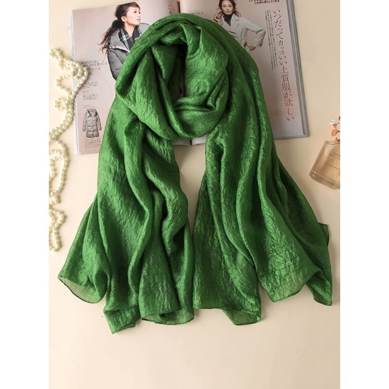 Keep Warm Solid Color Sun protection Wrap Scarf