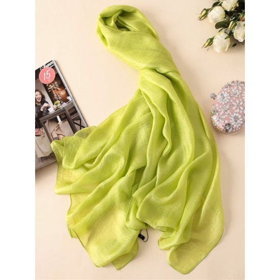 Keep Warm Solid Color Sun protection Wrap Scarf