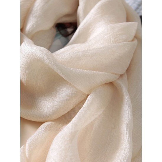 Keep Warm Solid Color Sun protection Wrap Scarf