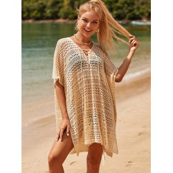 Loose Bandage Hollow Split-Side Cover Up