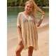 Loose Bandage Hollow Split-Side Cover Up