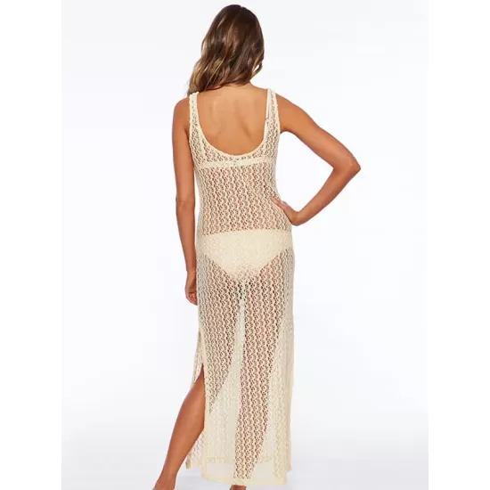 Sexy Sleeveless Hollow Swimwear Cover-Ups