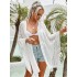 Shawl Long Sleeves Cover-Ups Swimsuit