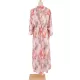 Long Sleeves Floral Printed Chiffon Cardigan Cover-Up Swimwear