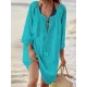 New Style Cotton Large Size Loose Cover-Ups Swimsuit