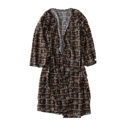 Ethnic Printed Long Sleeves Cardigan Cover-Ups