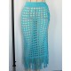 Hollow Split-Front Midi Skirt Cover-Ups