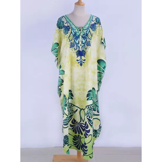 Printed Beach Vacation Cover-up