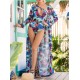 One-Shoulder Hollow Two-Pieces Swimwear