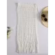 Knitted Hollow See-Through Split-Side Tasseled Cover-Up Swimwear