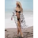 Polka-Dot Print Loose Cardigan Beach Cover-Up Swimwear