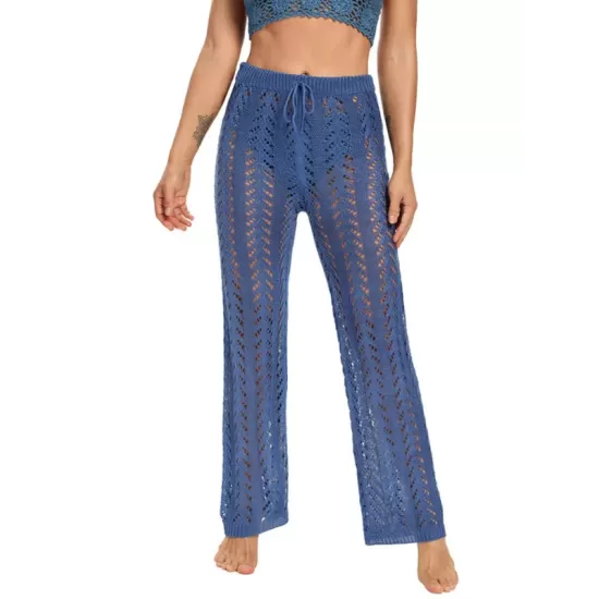 Sexy Crochetgo Hollow Beach Trousers Cover-Ups