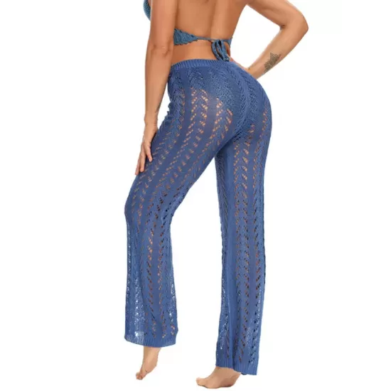 Sexy Crochetgo Hollow Beach Trousers Cover-Ups