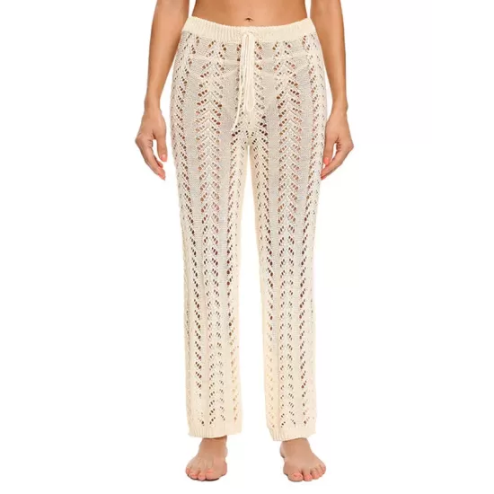 Sexy Crochetgo Hollow Beach Trousers Cover-Ups