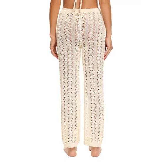 Sexy Crochetgo Hollow Beach Trousers Cover-Ups