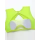 Fluorescent Hollow Split-Joint Split Bikini Swimsuit