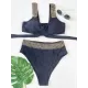 Straps Padded Two Pieces Bikini Set