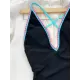 V-Neck One Piece Swimwear