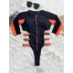 Long Sleeve Split-Joint Bandage One-Piece Wetsuit