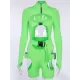 Long Sleeve Zipper Hollow One-Piece Wetsuit