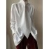 White Inspired Designer Oversize Tops Shirt Blouse