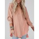 Fringed Split-Joint Split-Side High-Low Long Sleeves Round-Neck Sweatshirt Tops