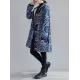 Vintage Ramie Cotton Printing Outerwear&Coat